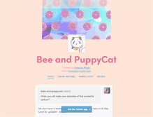 Tablet Screenshot of beeandpuppycat.cartoonhangover.com