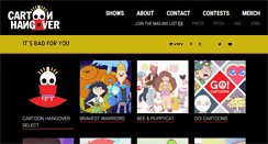 Desktop Screenshot of cartoonhangover.com