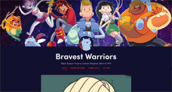 Desktop Screenshot of bravestwarriors.cartoonhangover.com