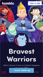 Mobile Screenshot of bravestwarriors.cartoonhangover.com