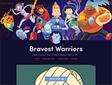 Tablet Screenshot of bravestwarriors.cartoonhangover.com